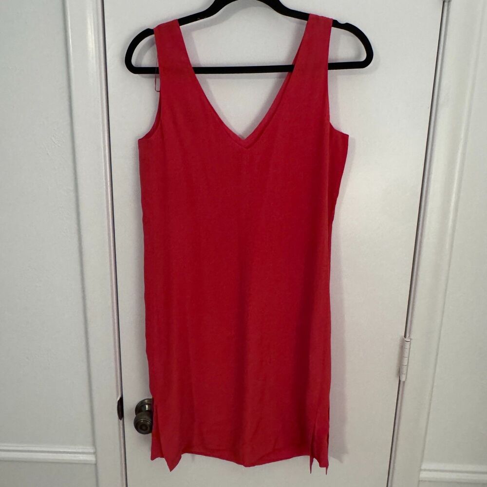 Womens Cynthia Rowley 100% Silk Watermelon Red Dress Size 4 GUC